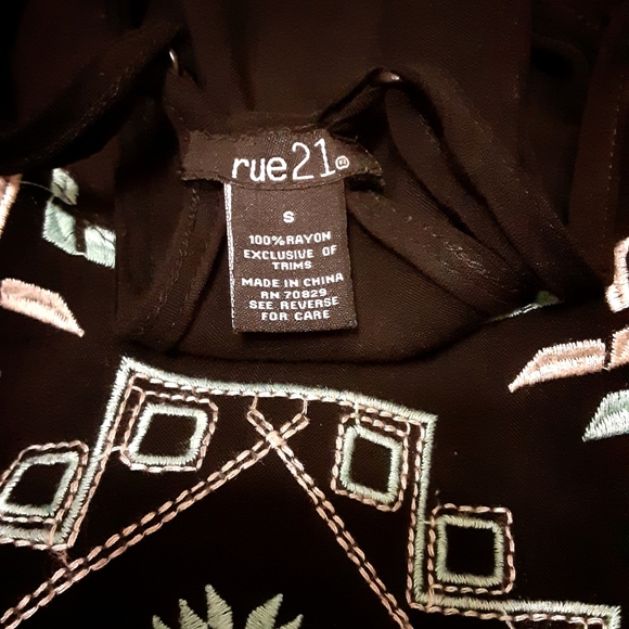 Rue 21 Adjustable Strap Racerback Fringe Top - Picture 8 of 8